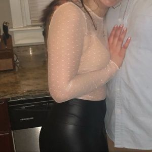 Sheer Mesh Top